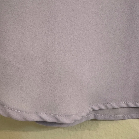 LOFT Soft Blue Button Detail Blouse Size Medium - Picture 5 of 8